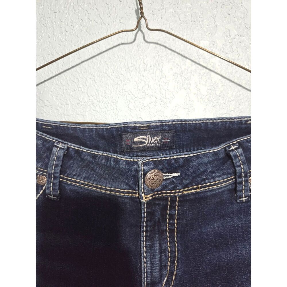 Silver Jean Women's Boot Cut 36" Waist Embellished Pockets
